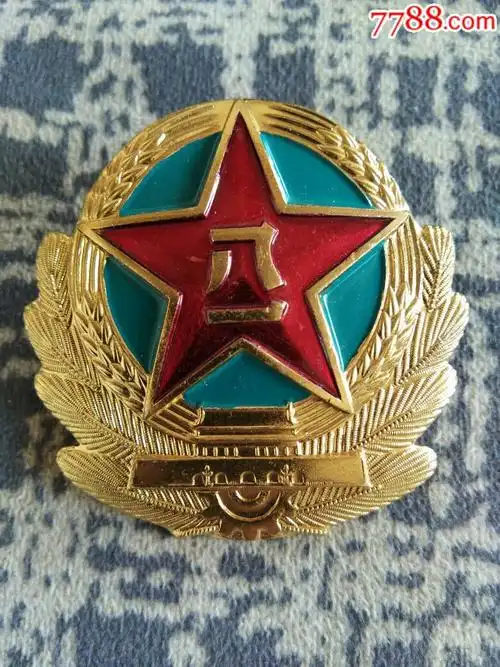 八一⑤星帽徽九个