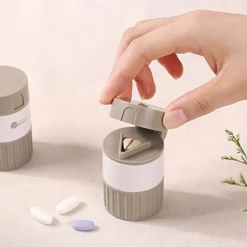 药丸粉碎婴儿压碎分割磨粉神器药器研磨药片药盒