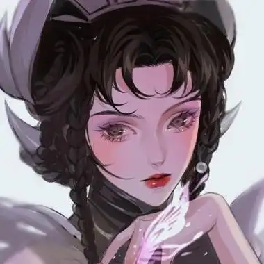 打游戏的女生头像高清图片