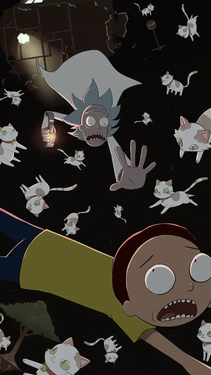 瑞克和莫蒂手机壁纸 #瑞克和莫蒂壁纸 #瑞克和莫蒂画风 - 抖音
