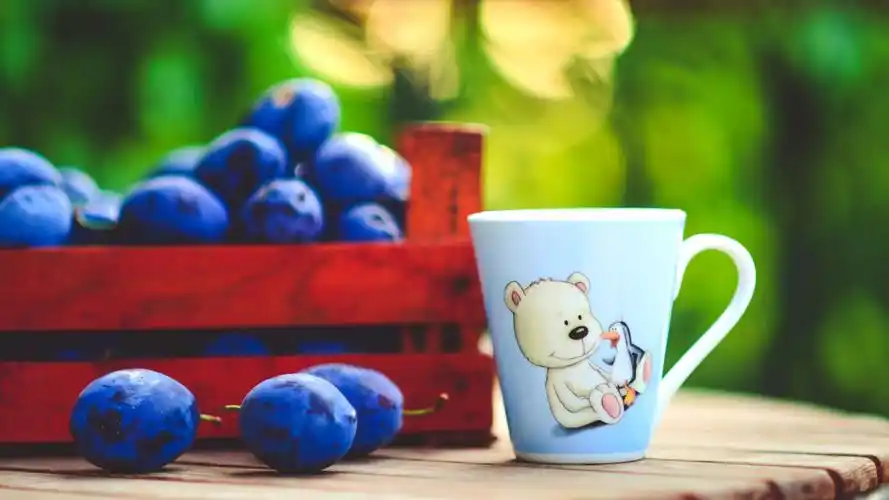 家居,杯子,水果,可爱的杯子壁纸