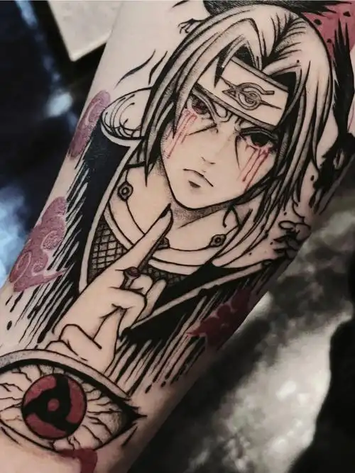 火影宇智波鼬纹身jojotattoo