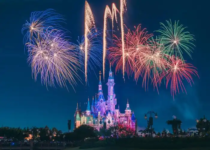 迪士尼焰火