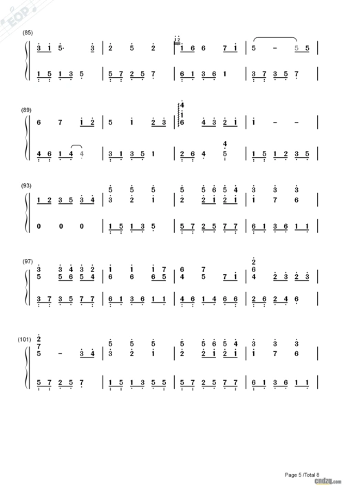 跪求 千与千寻 简谱