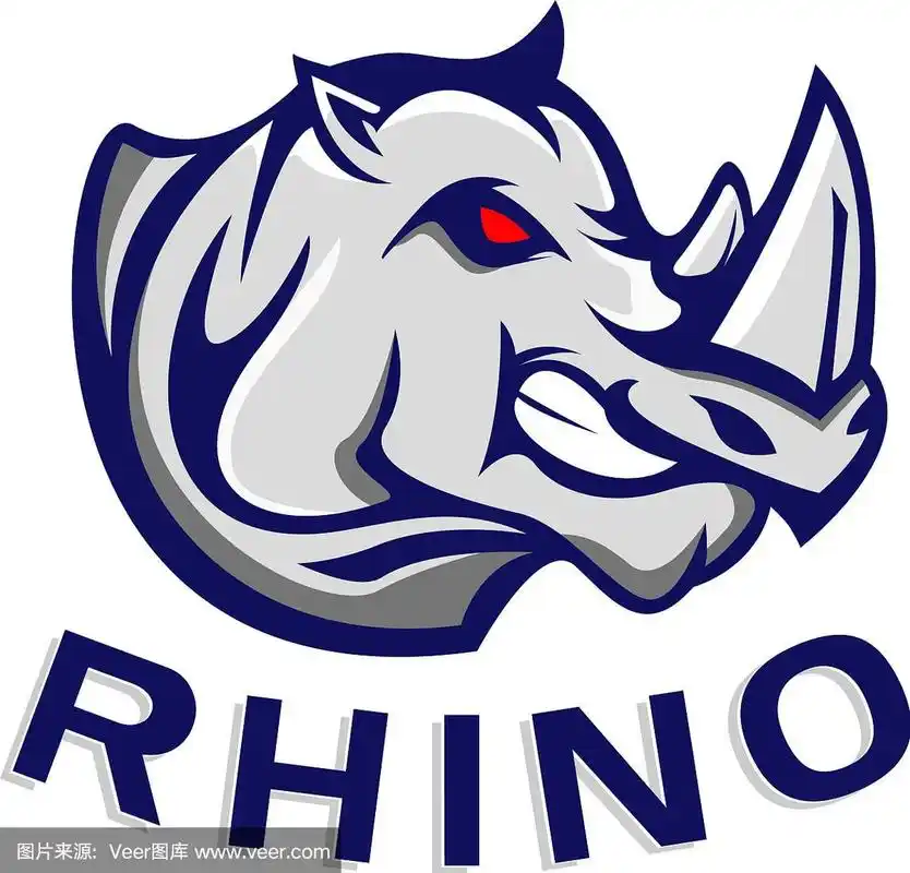 犀牛标志模板