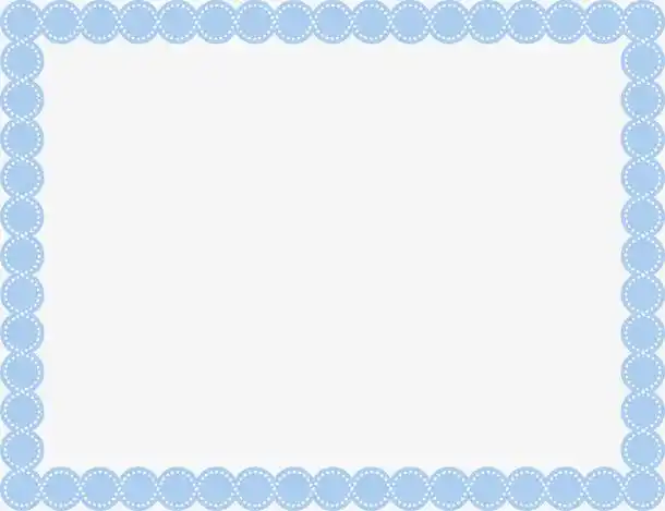 蓝色,圆圈,框架,边框纹理,免抠png,花纹[声明] 觅元素所有素材为