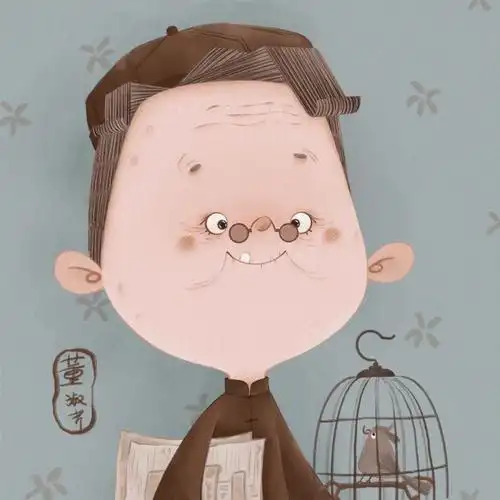 老爷爷ipad水彩练习