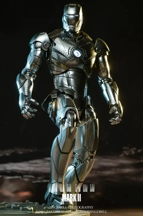 《钢铁侠》钢铁侠mark ii 1:6比例合金珍藏人偶官方实物图