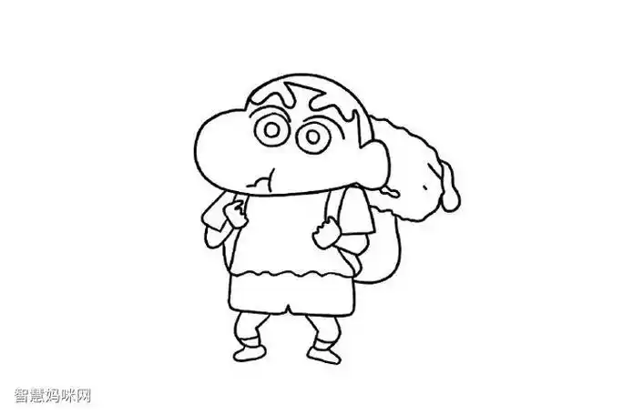 简笔画卡通人物小新