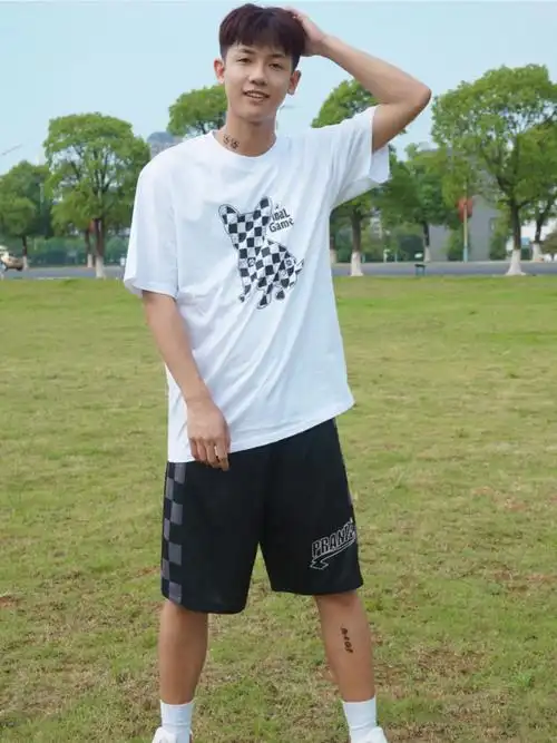 黑皮男大学生稚嫩一下