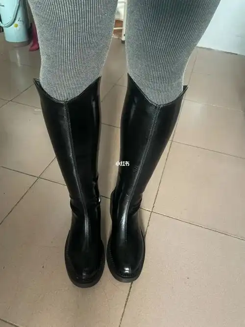 超便宜超级好看粗腿v口靴子43腿围也能穿21566