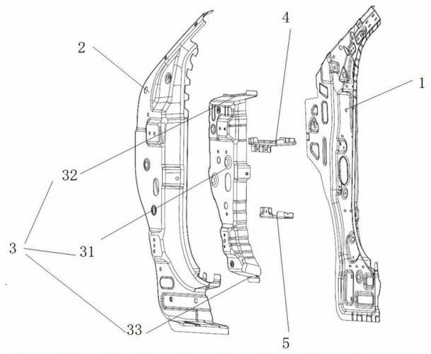 一种汽车a柱碰撞加强结构的制作方法