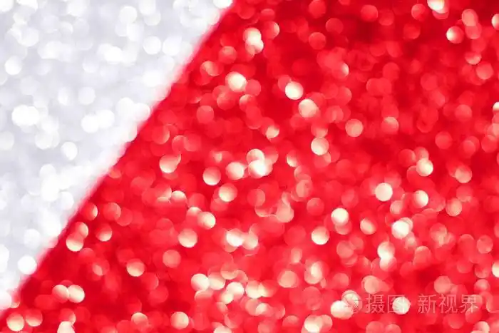 圣诞银红色闪光纹理背景