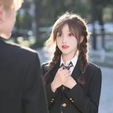 情侣头像真人一左一右