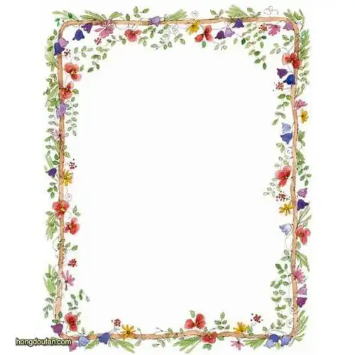 可以直接打印使用,用在作文封面,小报装饰都是不错的选择!