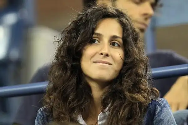 图文:纳达尔3-0洛佩兹进8强 女友弗朗西斯卡