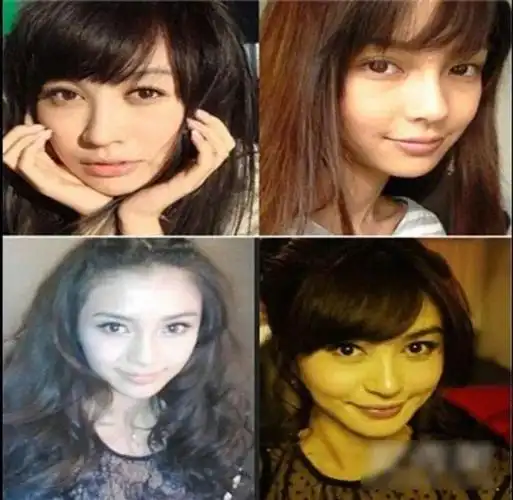 现在的她好似无戏可拍,留下的痕迹也只有分手事件和整容失败的脸.