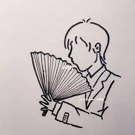 华晨宇简笔画古装