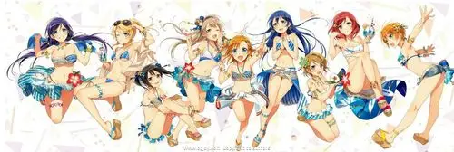 服装搭配相关人气偶像泳装高清图lovelive