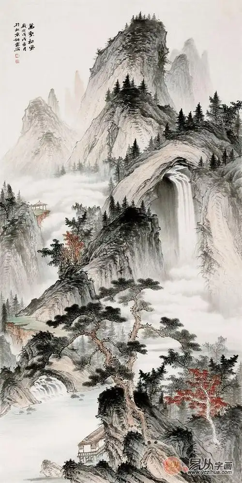 【易从网】倾心推荐李佩锦山水画