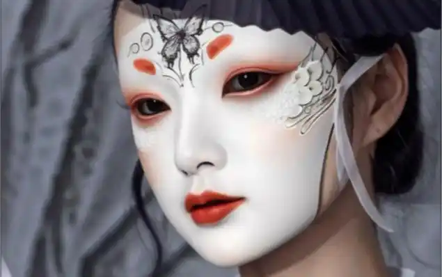 魂作物面具古风汉服配饰