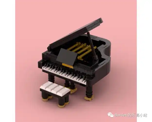 乐高moc之迷你三角钢琴图纸分享