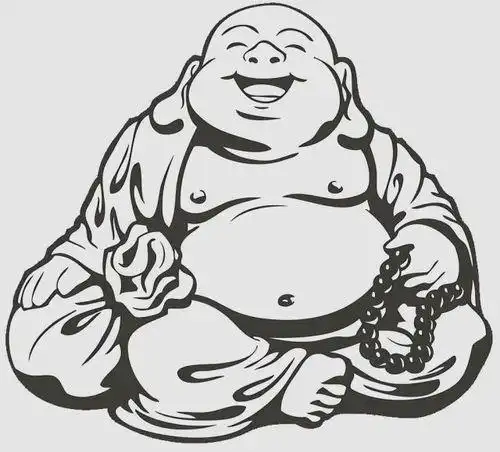 佛简笔画 阿弥陀佛简笔画