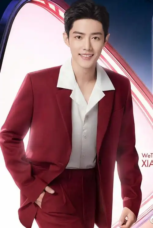 肖战与红色绝配,超好看啊