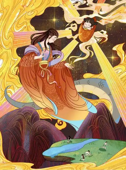 摘录古代典籍中的神话记载,多方位呈现典籍中记录的文献以补充故事