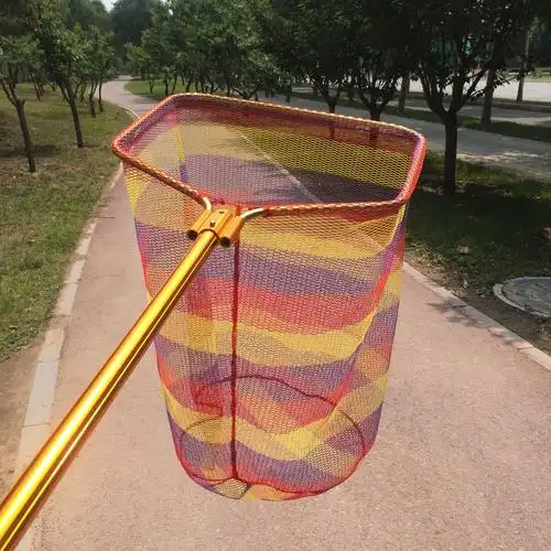 大物抄网青鱼鲟鱼抄网铝合金巨物抄网鱼抄网大物网兜新款渔具