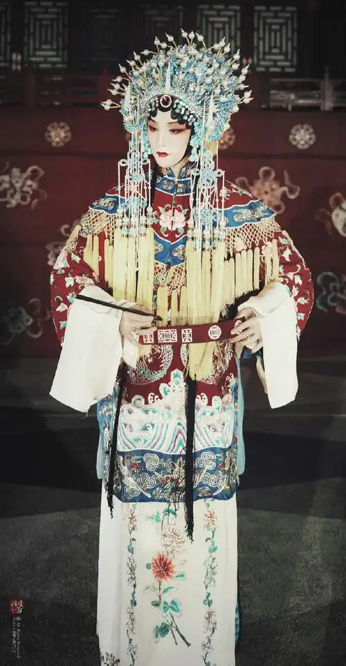 阿云嘎京剧扮相