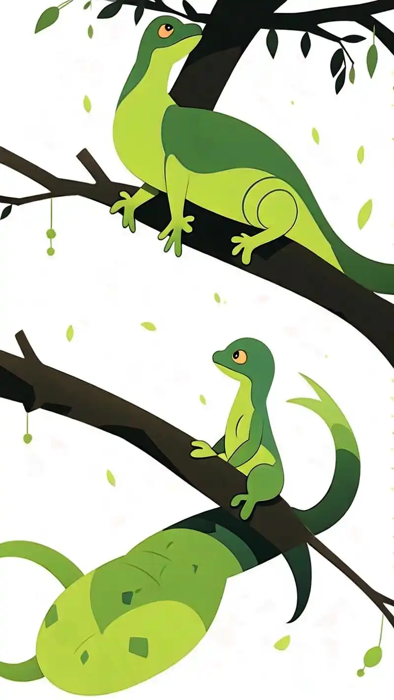 今天给大家带来一组超萌的壁虎卡通壁纸,每一张都可爱到爆炸哦99!