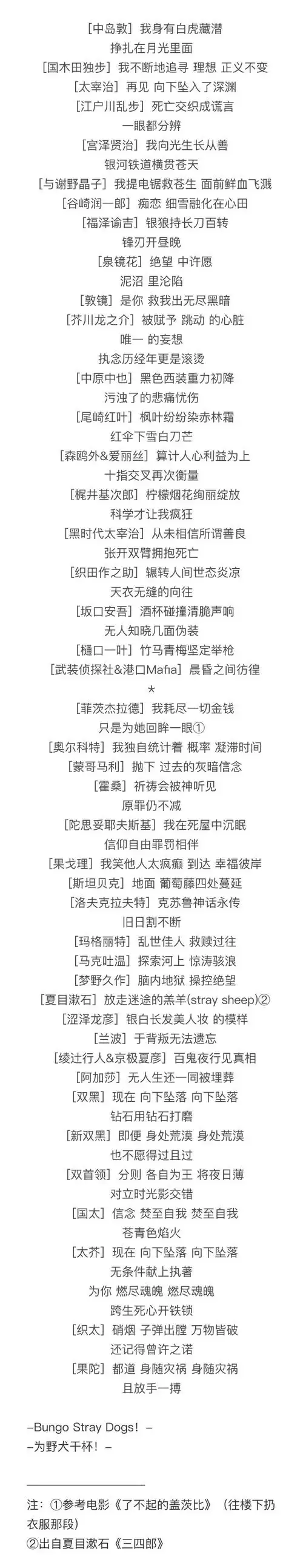 原曲:《四重罪孽》 填词: @汐落忘川*多cp预警 *请勿引战