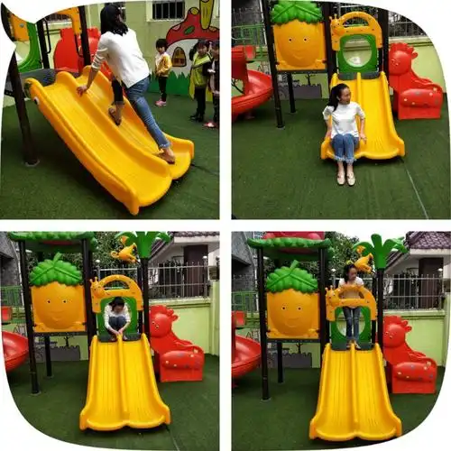 写美篇通过学习,宝宝班班的小朋友们已经知道如何正确,安全的玩滑滑梯