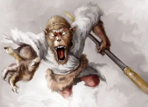 east monkey_monkey king插画_刘冬子西游记猪八戒