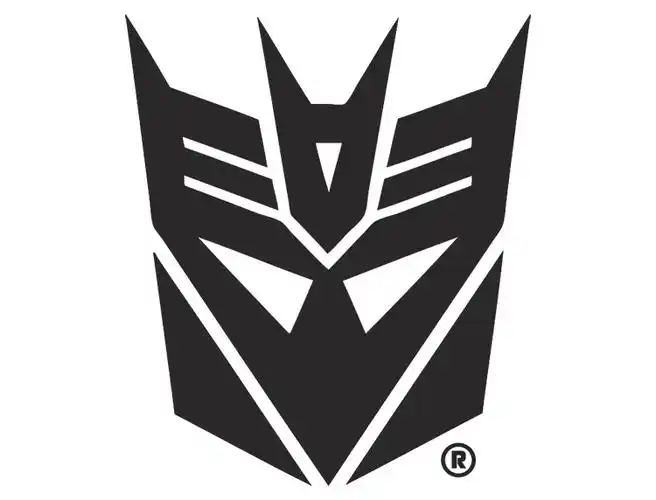 变形金刚狂派霸天虎logo标志矢量图