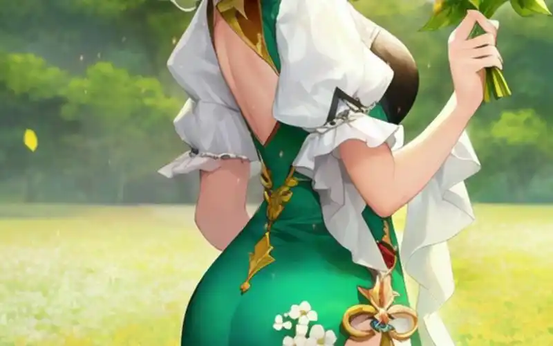 旗袍美女,二次元也可以如此优雅