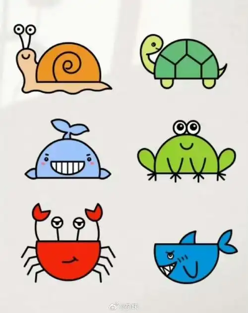 简笔画#简单好看的简笔画,带孩子画吧