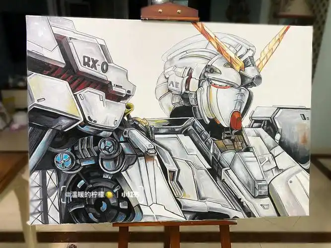 手绘高达送老公的生日礼物