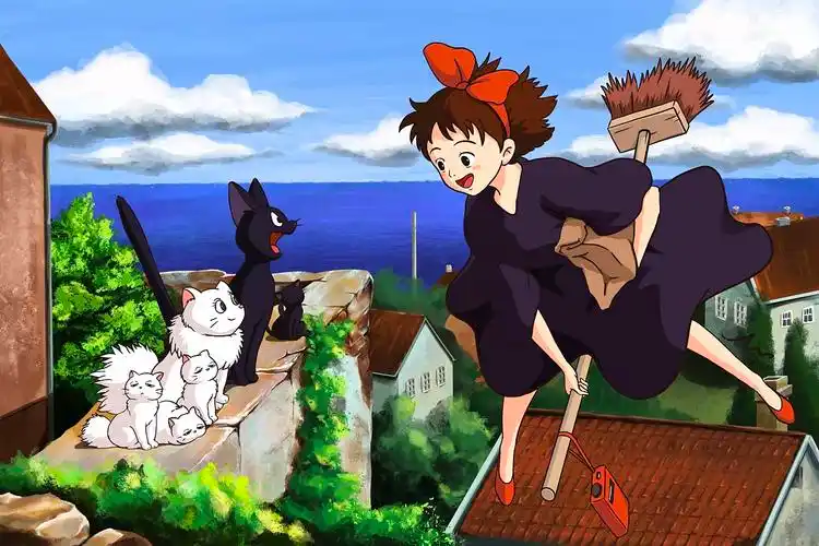 魔女宅急便|插画|创作习作|晓十木 - 临摹作品 - 站酷 (zcool)