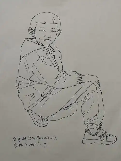 人物线描写生作品