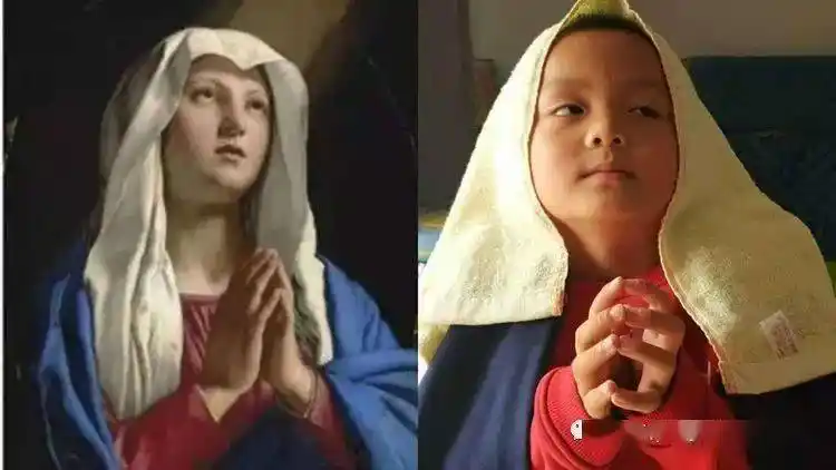 巩义市东区实验幼儿园世界名画模仿秀