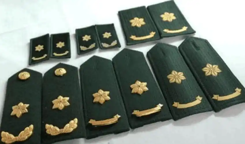 部队的军衔肩章,为什么有的是"五角星",有的是"一朵花儿"?