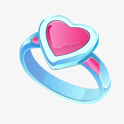 手绘,卡通,图标,戒指,心形