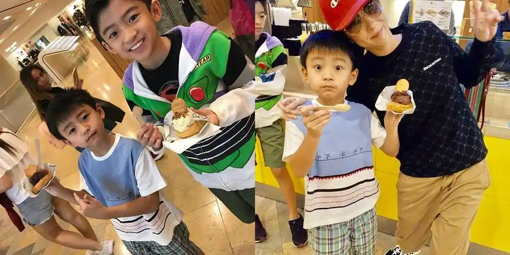 好惨一孩子谢振轩放学一脸愁容张柏芝和谢霆锋都没空关心他