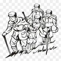 革命人物简笔画 第8页战士怎么画红军战士简笔画步骤怎么画红军革命