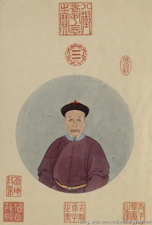 清乾隆乾隆皇帝画像