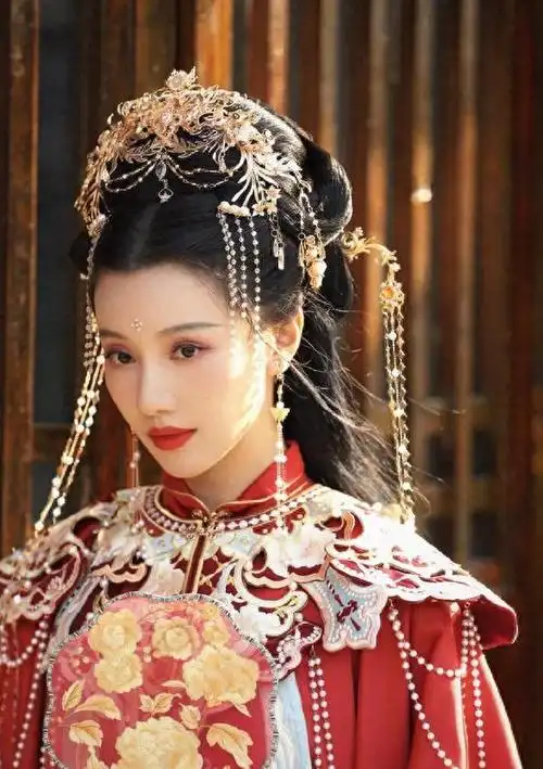 华丽的古装嫁衣造型