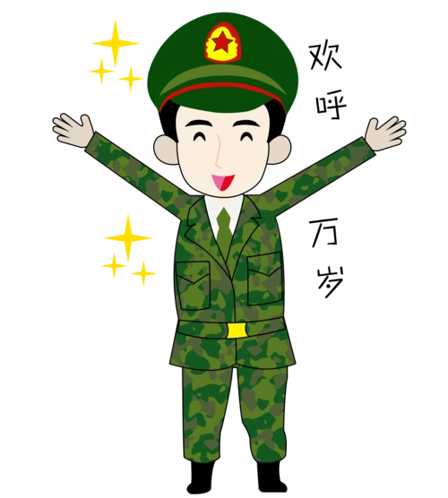 军人表情图片大全
