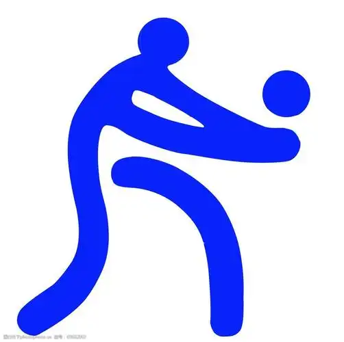 体育运动项目标识排球图片